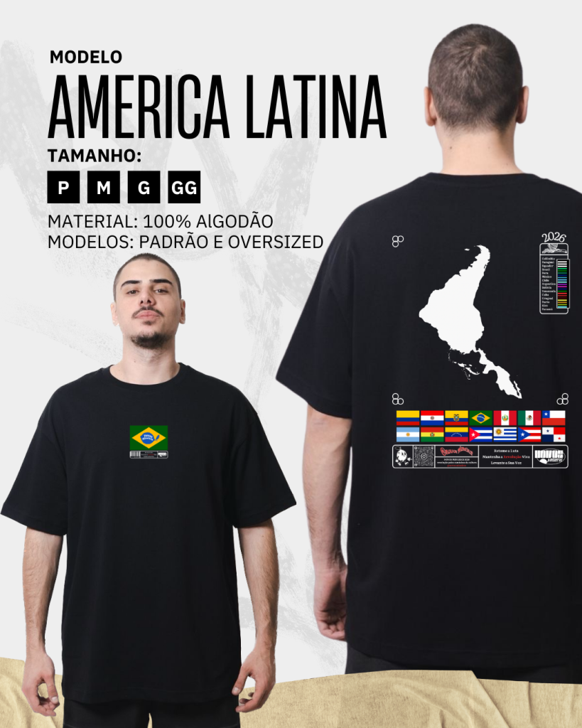Camiseta Novos Mineiros America do Sul
