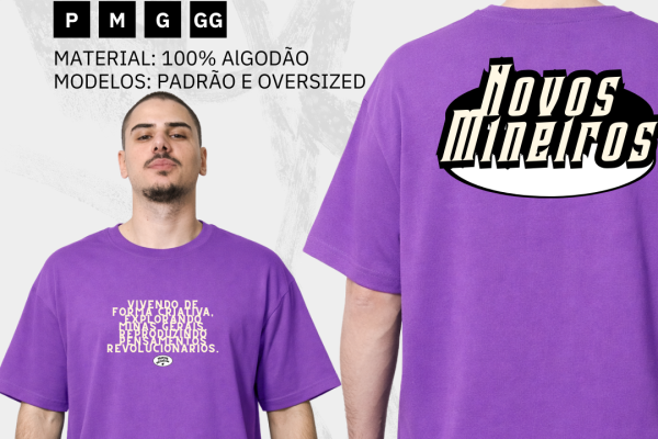 Camiseta Novos Mineiros Roxa