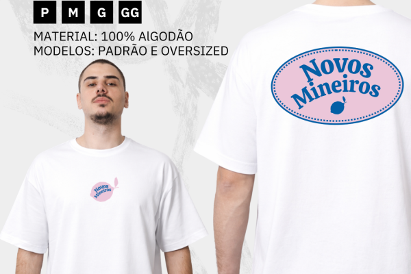 Camiseta Novos Mineiros Branca