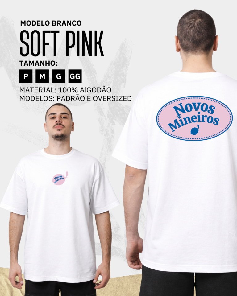 Camiseta Novos Mineiros Branca
